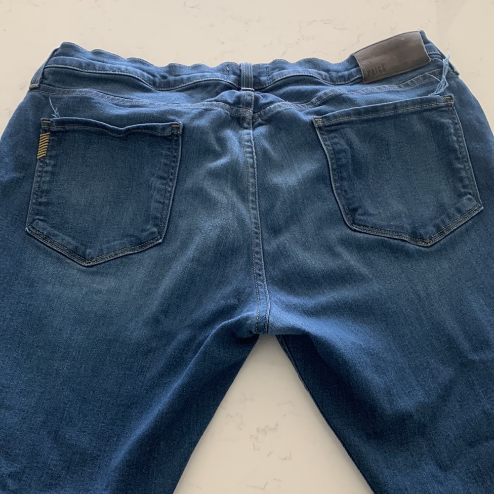 Paige “Federal” Blue Jeans Mens Size 34, Tailored for 28” Inseam, EUC - Picture 4 of 6